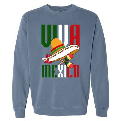 Viva Mexico Mexican Pride Garment-Dyed Sweatshirt