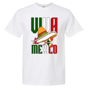 Viva Mexico Mexican Pride Garment-Dyed Heavyweight T-Shirt