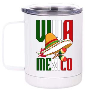 Viva Mexico Mexican Pride 12 oz Stainless Steel Tumbler Cup