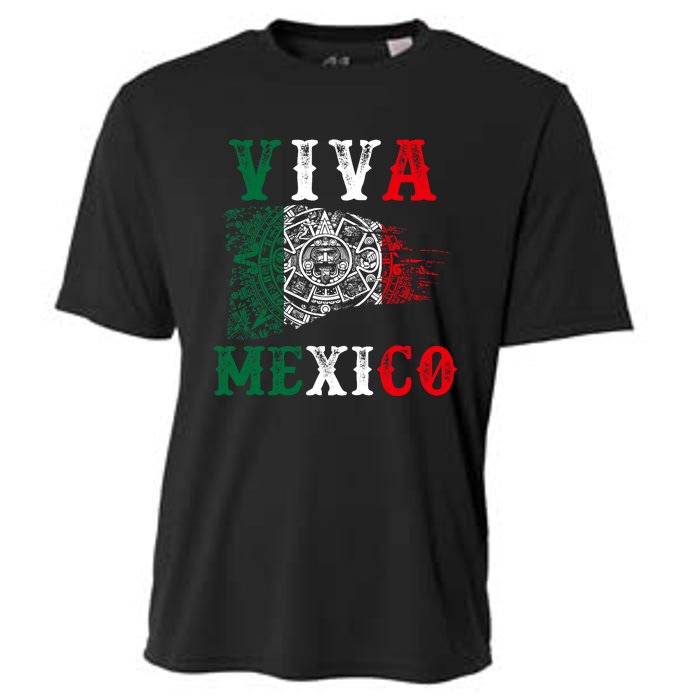 Viva Mexico Mexican Independence Day Cooling Performance Crew T-Shirt