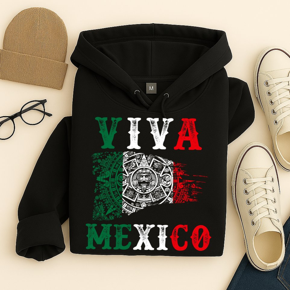 Viva Mexico Mexican Independence Day Hoodie
