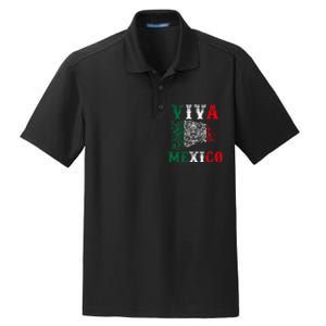 Viva Mexico Mexican Independence Day Dry Zone Grid Polo