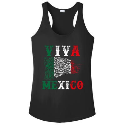 Viva Mexico Mexican Independence Day Ladies PosiCharge Competitor Racerback Tank