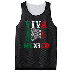 Viva Mexico Mexican Independence Day Mesh Reversible Basketball Jersey Tank