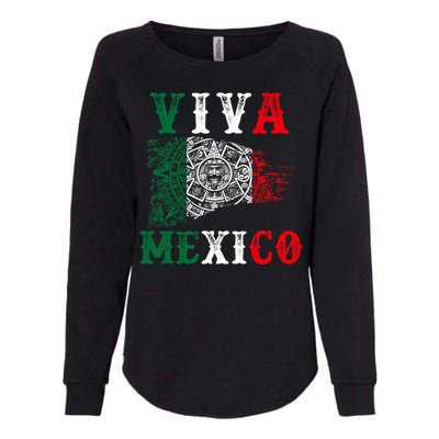 Viva Mexico Mexican Independence Day Womens California Wash Sweatshirt