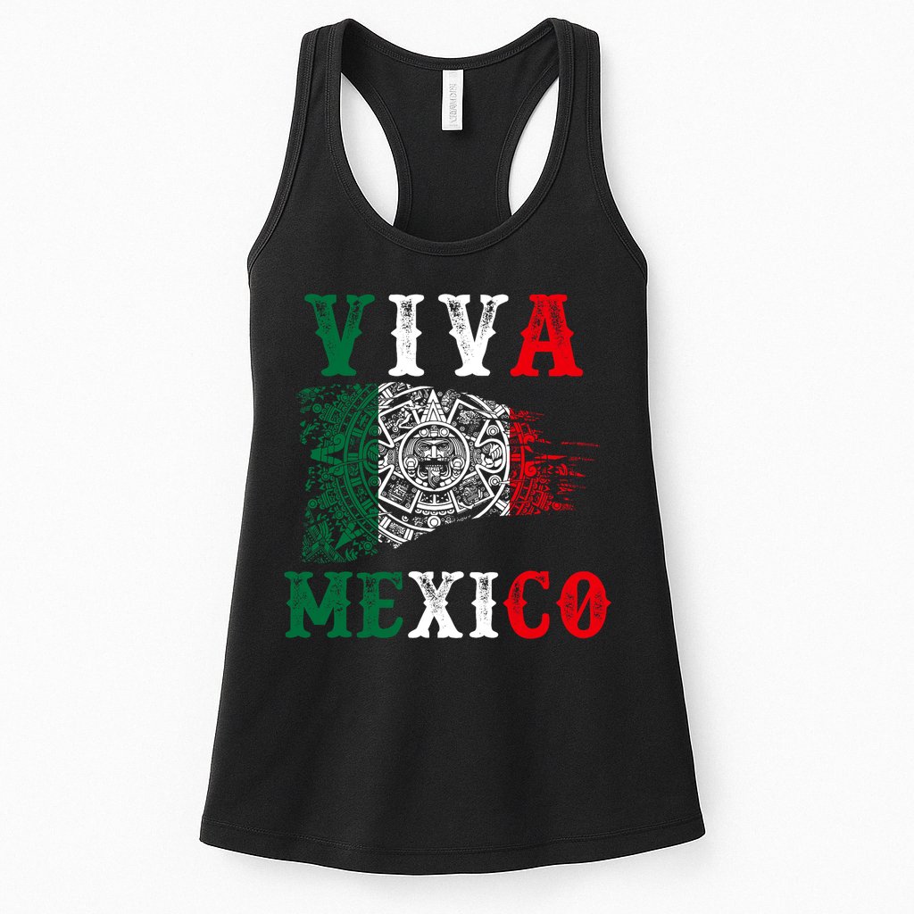 Viva Mexico Mexican Independence Day Womens Tank Top