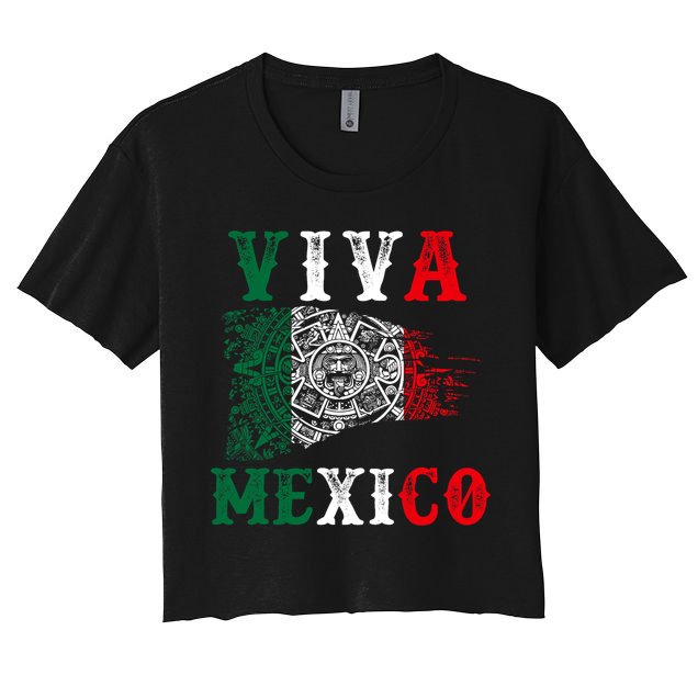 Viva Mexico Mexican Independence Day Crop Top