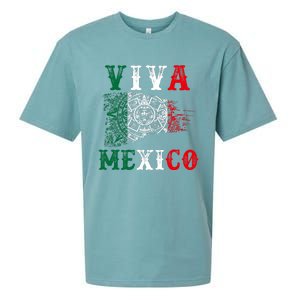 Viva Mexico Mexican Independence Day Sueded Cloud Jersey T-Shirt