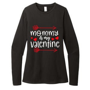 Valentines My Mommy Is My Valentine Cute Womens CVC Long Sleeve Shirt