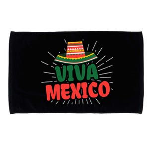 Viva Mexico Mexican Independence Day Gift Microfiber Hand Towel