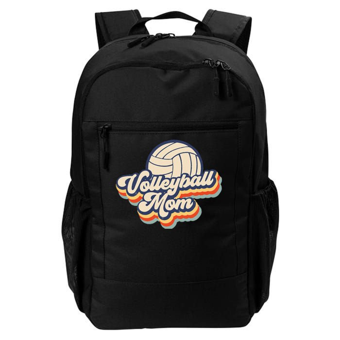 Volleyball Mom Mama Mothers Day Vintage Retro Funny Women Daily Commute Backpack