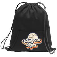 Volleyball Mom Mama Mothers Day Vintage Retro Funny Women Sweatshirt Cinch Pack Bag