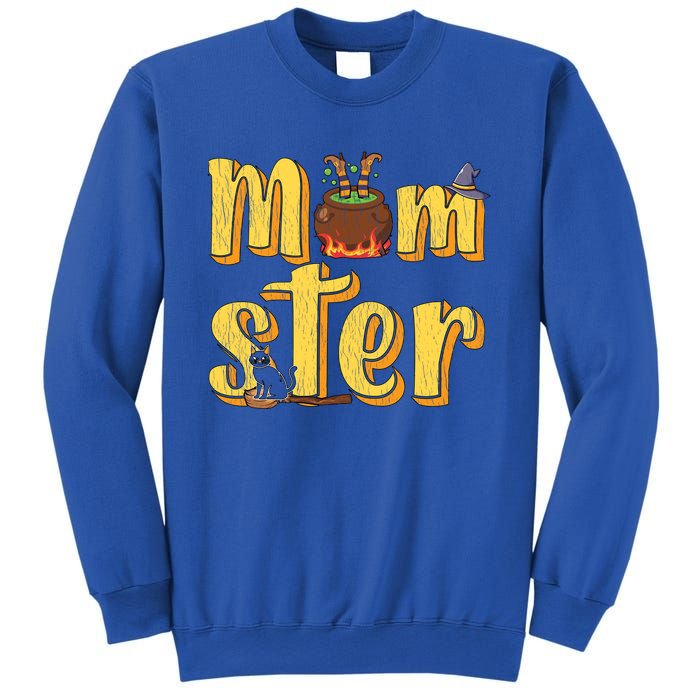 Vintage Momster Mom Mommy Mama Monster Halloween Mother Gift Sweatshirt