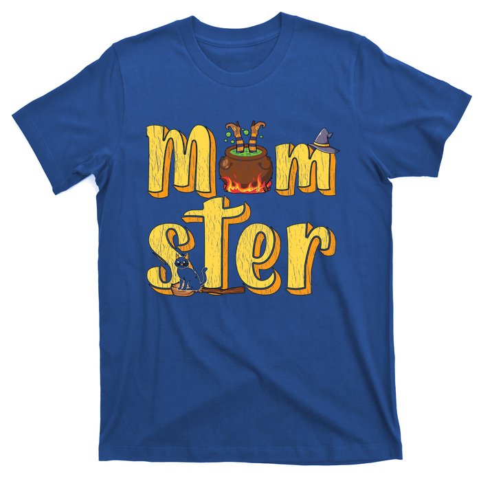 Vintage Momster Mom Mommy Mama Monster Halloween Mother Gift T-Shirt