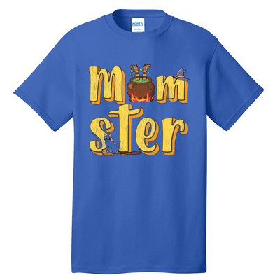 Vintage Momster Mom Mommy Mama Monster Halloween Mother Gift Tall T-Shirt