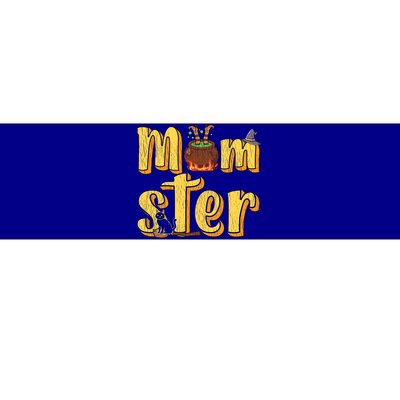 Vintage Momster Mom Mommy Mama Monster Halloween Mother Gift Bumper Sticker