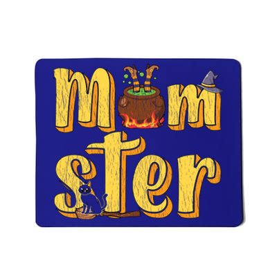 Vintage Momster Mom Mommy Mama Monster Halloween Mother Gift Mousepad