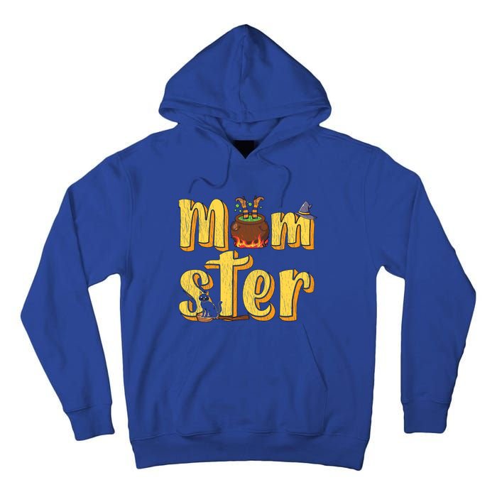 Vintage Momster Mom Mommy Mama Monster Halloween Mother Gift Tall Hoodie