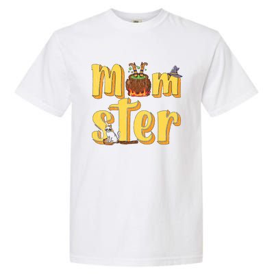 Vintage Momster Mom Mommy Mama Monster Halloween Mother Gift Garment-Dyed Heavyweight T-Shirt