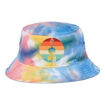 Violin Musical Music Violinist Retro Tie Dye Newport Bucket Hat