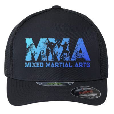 Vintage Mixed Martial Arts Mma Gift Flexfit Unipanel Trucker Cap