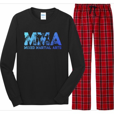 Vintage Mixed Martial Arts Mma Gift Long Sleeve Pajama Set