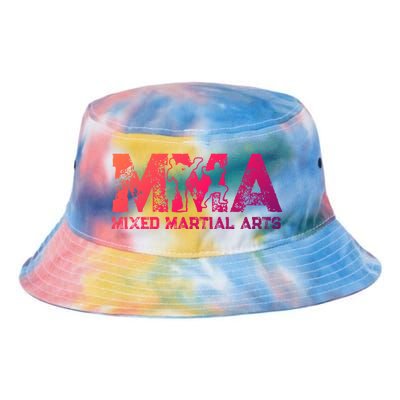 Vintage Mixed Martial Arts Mma Gift Tie Dye Newport Bucket Hat