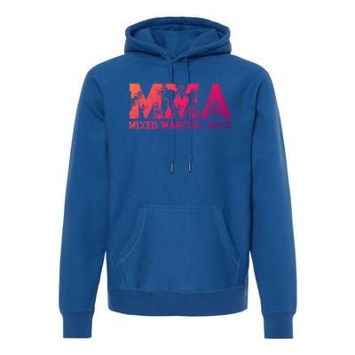 Vintage Mixed Martial Arts Mma Gift Premium Hoodie