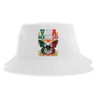 Viva Mexico Mexican Independence Day Butterfly Sustainable Bucket Hat