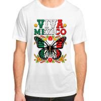 Viva Mexico Mexican Independence Day Butterfly Adult ChromaSoft Performance T-Shirt