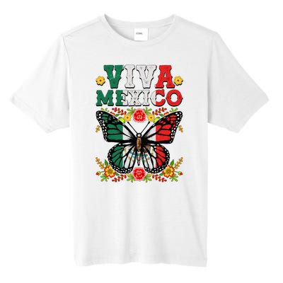 Viva Mexico Mexican Independence Day Butterfly Tall Fusion ChromaSoft Performance T-Shirt