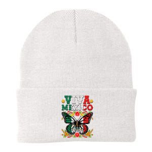 Viva Mexico Mexican Independence Day Butterfly Knit Cap Winter Beanie