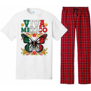 Viva Mexico Mexican Independence Day Butterfly Pajama Set