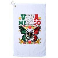 Viva Mexico Mexican Independence Day Butterfly Platinum Collection Golf Towel