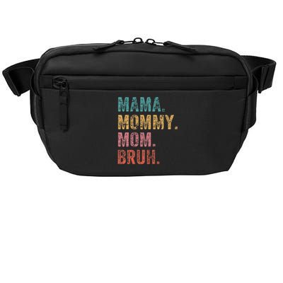 Vintage Mama Mommy Mom Bruh Retro Groovy Funny MotherS Day Crossbody Pack