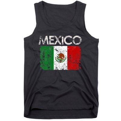 Vintage Mexico Mexican Flag Pride Gift Tank Top