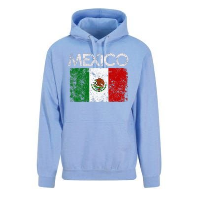 Vintage Mexico Mexican Flag Pride Gift Unisex Surf Hoodie