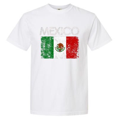 Vintage Mexico Mexican Flag Pride Gift Garment-Dyed Heavyweight T-Shirt