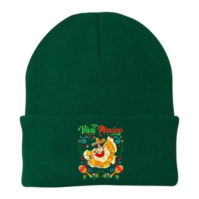 Viva Mexico Mexican independence day I Love Mexico Knit Cap Winter Beanie