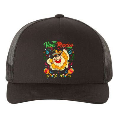 Viva Mexico Mexican independence day I Love Mexico Yupoong Adult 5-Panel Trucker Hat