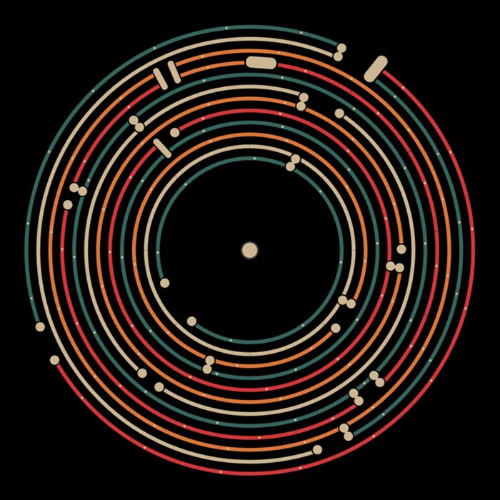 Vinyl Music Metro Record Map Labyrinth Visor