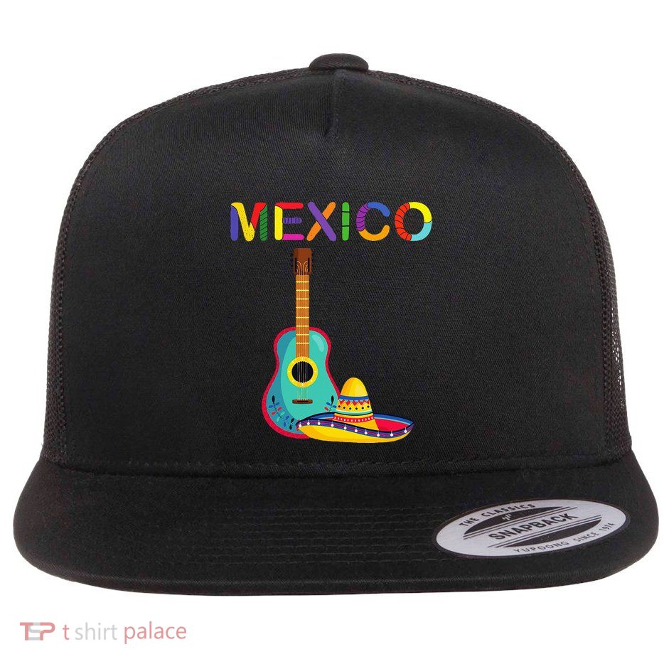 Viva Mexico Mexican Independence Day Flatbill Hat