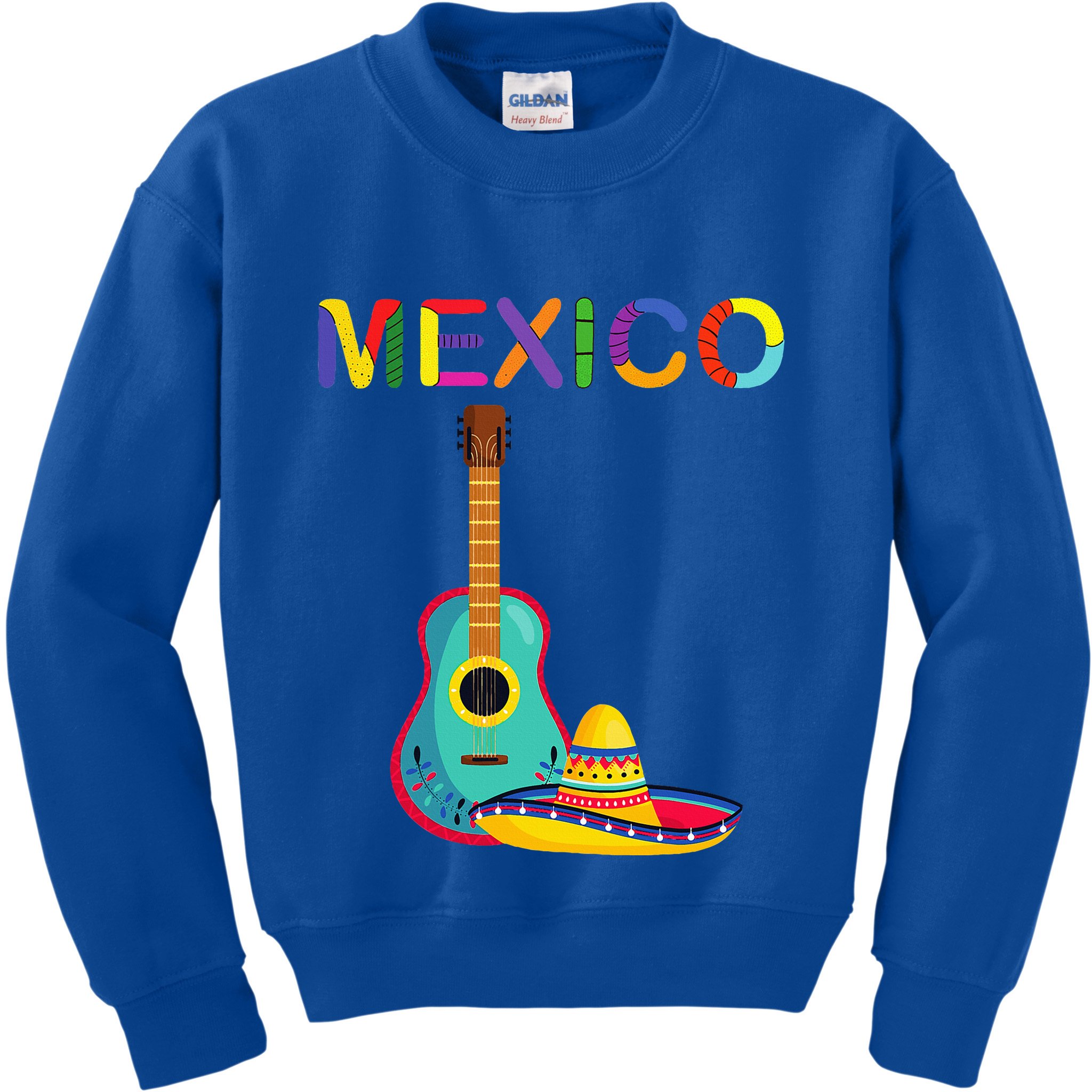 Viva Mexico Mexican Independence Day Kids Sweatshirt