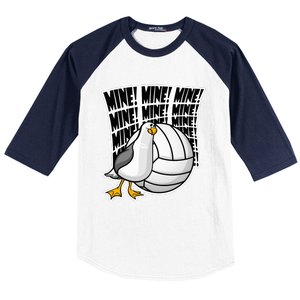 Volleyball Mine Mine Mine Baseball Sleeve Shirt