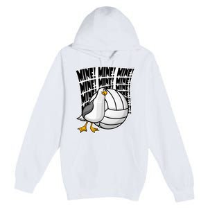 Volleyball Mine Mine Mine Premium Pullover Hoodie