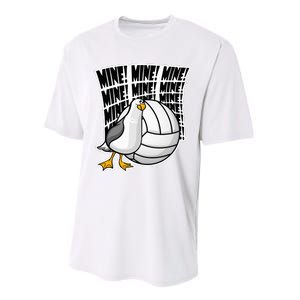 Volleyball Mine Mine Mine Performance Sprint T-Shirt