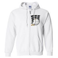 Volleyball Mine Mine Mine Full Zip Hoodie