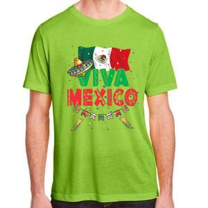 Viva Mexico Mexican Independence Day Independencia De Mexico Adult ChromaSoft Performance T-Shirt