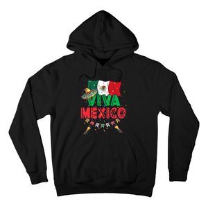 Viva Mexico Mexican Independence Day Independencia De Mexico Hoodie