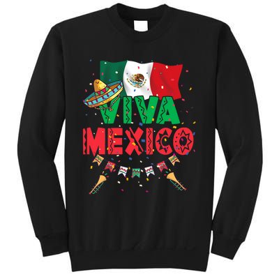 Viva Mexico Mexican Independence Day Independencia De Mexico Sweatshirt